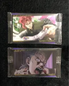 ジョジョの奇妙な冒険 ウエハースカード　花京院　ポルナレフ