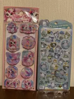 グリッターシール、ボンボンドロップシートセット