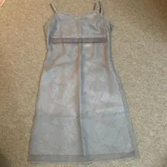 peyton place グレー キャミワンピース 刺繍