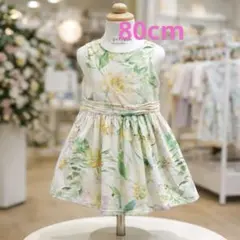 NEXT baby 花柄ふんわりノースリーブワンピース 9-12ヶ月/80cm