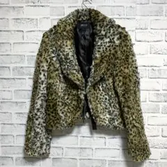 【COMME CA ISM】コムサイズム　レオパード柄　ジャケット