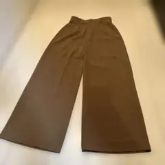 Pure Collection ブラウン ワイドパンツ