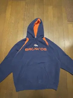 NFL BRONCOS パーカー ネイビー/オレンジ