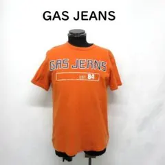 MY3731▲GAS▲ガス Tシャツ メンズ Lサイズ ロゴT オレンジ 半袖のサムネイル