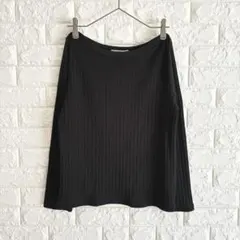 ロペピクニック/リブニット/長袖/ストレッチ/40/ブラック