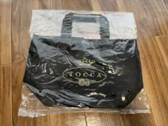 【新品】TOCCA ロゴナイロン トートバッグ ブラック ロゴ刺繍