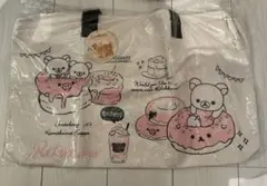 リラックマデリ でかトートバッグ　かわいい　ドーナツ柄