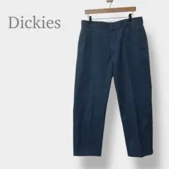 【ディッキーズ】ワークパンツ　ストリート　ルーズ　ネイビー　古着　メンズ　36