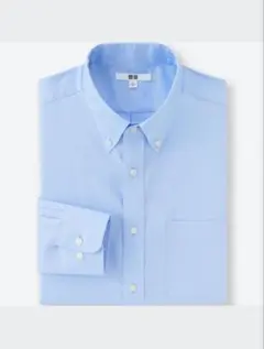 ユニクロ ファインクロスオックスフォードシャツ Lサイズ