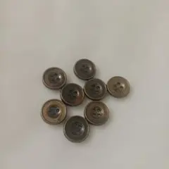 ボタンまとめ売り　昭和レトロ　ゴールド　ブラウン　茶色系　おしゃれ　ビンテージ