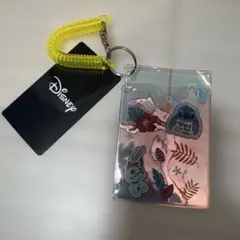 新品　サンキューマート　ディズニー　スティッチ スクランプ　パスケース
