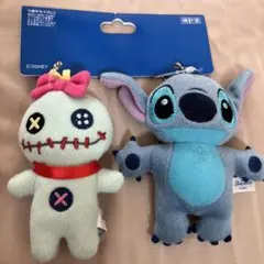 スティッチ　スクランプ ぬいぐるみバッジセット