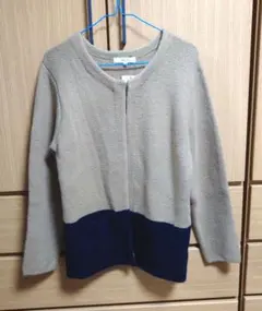 け*☆様 grove カーディガン ベージュ ネイビー
