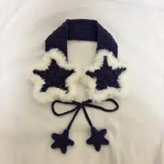 イヤーマフ 編み物 星 ウィッシュコア y2k