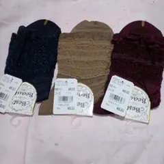 日本製 うす地ソックス３足組　23～25