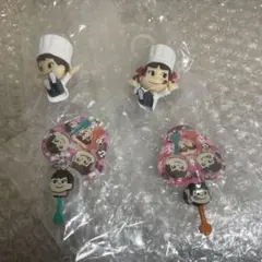 ペコちゃん お菓子のめじるしアクセサリー2026 4種 セミコンプリート セット