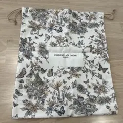 メゾンクリスチャンディオール 巾着ポーチ ノベルティ 巾着　蝶　花　限定