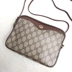 ✨GUCCI✨ PVC レザー ショルダーバッグ PVC スプリーム GG