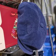 ネイビー コーデュロイ キャスケット L/XL