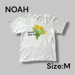 【古着】NOAH “BRAVE NEW WORLD” フラワーTシャツ M