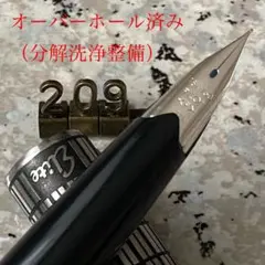 #209 オーバーホール済み 万年筆 PILOT 半格子 Elite 18k