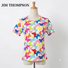 JIM THOMPSON ジムトンプソン 蝶々 総柄 半袖 TシャツMレディースのサムネイル