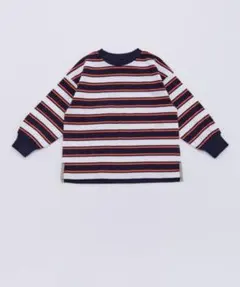 ストライプ柄長袖カットソー 120cm