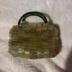 ハンドバッグ グリーン