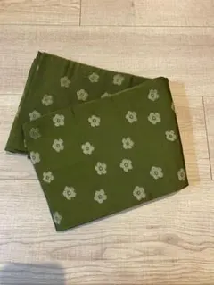 浴衣用帯　オリーブグリーン　花柄