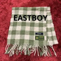 EASTBOY　イーストボーイ　マフラー　グリーン系　チェック　イタリア製