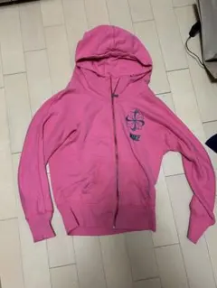 NIKE ピンク パーカー run the earth