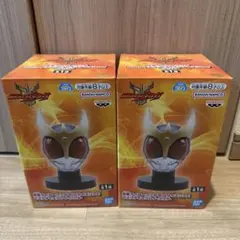 仮面ライダー クウガ　BIGサイズ　ソフビ　マスクディスプレイ　2個セット