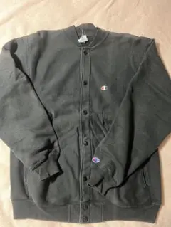 【激レア】90’s リバースウィーブ　スナップボタンカーディガン USA製