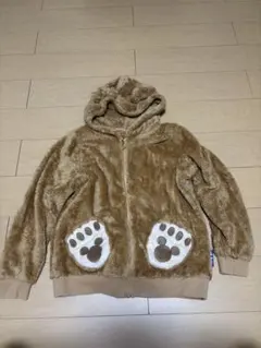 ted ジップアップパーカー フリース ベージュ Mサイズ - メルカリ