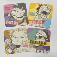 ヒロアカ 原画展 アートコースター 4点セット