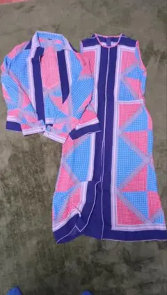 昭和レトロ　ヴィンテージ　ワンピース セットアップ