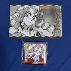鬼滅の刃 ufotableダイニング お楽しみくじ 缶バッジ ポスカ 甘露寺蜜璃
