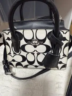 コーチ COACH ミニタウンバケットシグネチャー 2way ミニバッグ