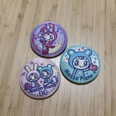 ナルミヤキャラクターズ 刺繍缶バッチ