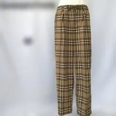 SUGGESTION サジェッション <M> パンツ　茶色 ウエストゴム ㊾