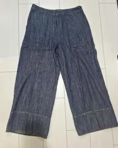 完売品】アンダール(andar) Ice Tencel デニムワイドパンツ M - メルカリ