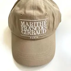 MARITHÉ FRANCOIS GIRBAUD ベージュキャップ 新品タグ付