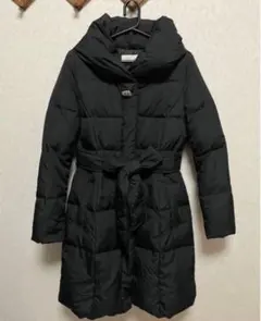 【送料込】ミッシュマッシュ ダウンジャケット ロングコート 黒