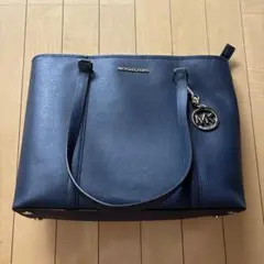 MICHAEL KORS ネイビー トートバッグ