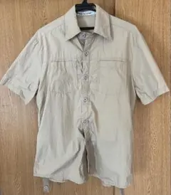 NICE COLLECTIVE ナイスコレクティブ　半袖シャツ M ベージュ