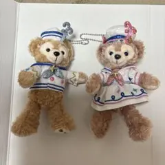 ダッフィー　シェリーメイ　ぬいぐるみバッジ　ぬいば　タイムトゥシャイン　20周年
