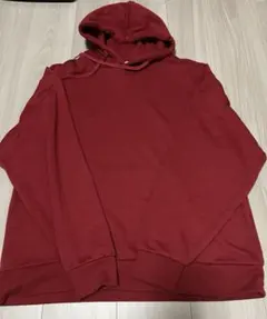 WEGO パーカー　フーディ　レッド　Lサイズ