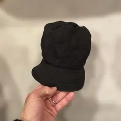 チャイハネ ブラック ワークキャップ コットン素材