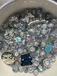 N16-10 【最終処分3点で999円】　ビーズ　ブレスレット　ストラップ