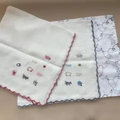 ナフナフ刺繍 ハンカチ 3枚セットのサムネイル